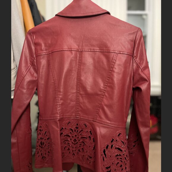 WHBM- Cutwork Coated Flirty Jacket In Indulgent - Picture 5 of 5